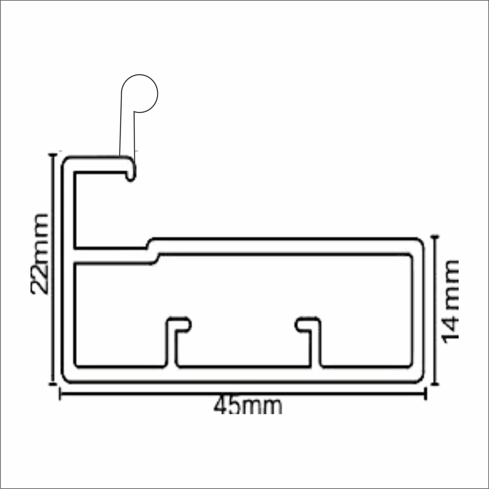 Aluminum Handle Profile